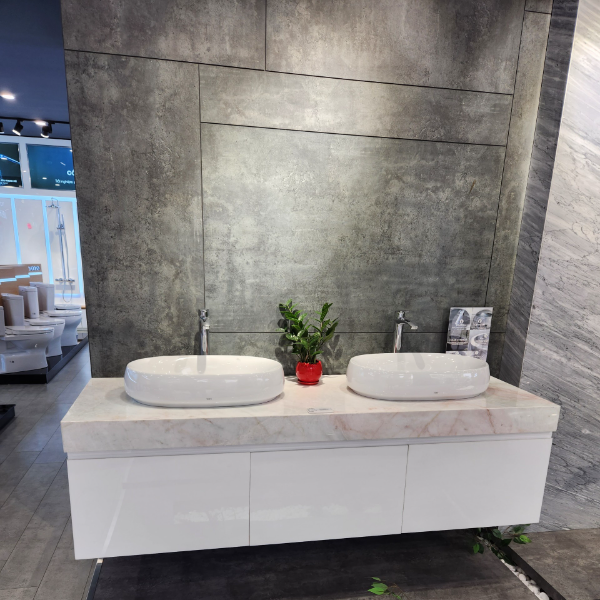 Mẫu lavabo đẹp, sang trọng, bắt mắt